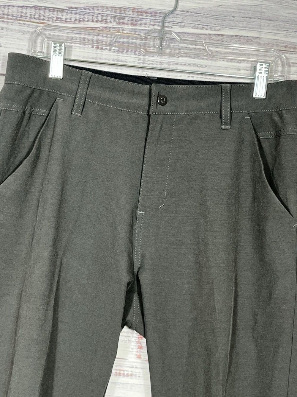 BYLT Kinetic Pant 2.0 Pants Mens 32 Gray Performance Stretch Casual Work